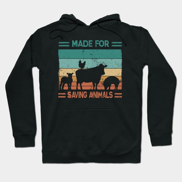 Veterinary Technician - Made For Saving Animals Hoodie by Stevendan